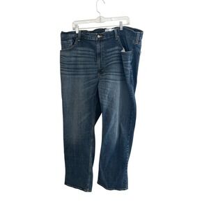 Levi Strauss Signature Jeans Mens 44x30 Relaxed Fit Blue Denim Pants